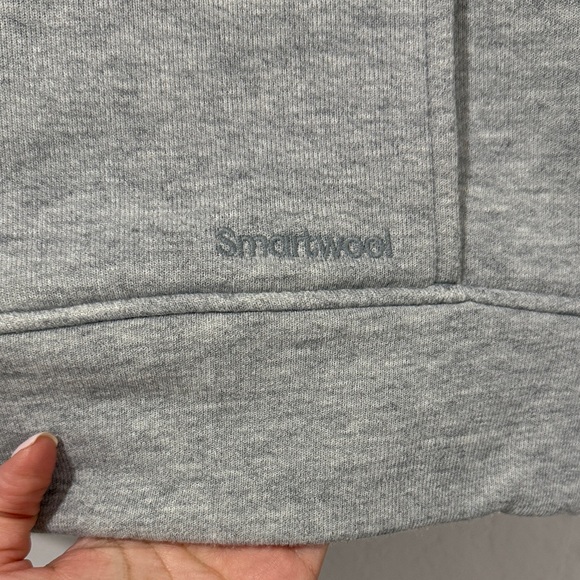 Smartwool Merino wool blend Gray Sleeveless Hoodie vest - Picture 6 of 11